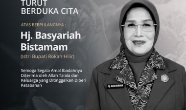 Istri Bupati Rokan Hilir Wafat, Gubernur Riau Sampaikan Duka Mendalam