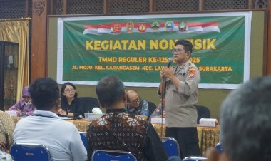 TMMD Surakarta 2025 Gelar Penyuluhan Hukum dan Kamtibmas
