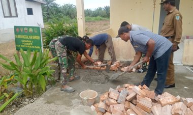 TMMD ke-125 Kodim 0321 Rohil Bangun Tangki Air Bersih di Polindes Karya Mulyo Sari, Dukung Layanan Kesehatan dan Cegah Stunting  Deskripsi Meta