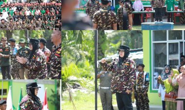 Bupati Siak Resmi Buka Diklatsar Banser Angkatan 15 di Ponpes An-Nur Bungaraya