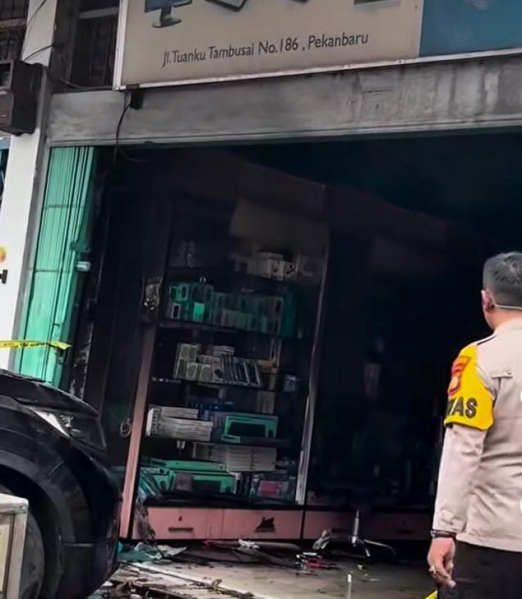 Kebakaran Ruko di Pekanbaru, Satu Keluarga Tewas Terpanggang