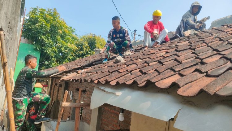 Pengerjaan Renovasi RTLH TMMD 125 Kodim 0735/Surakarta Dikebut