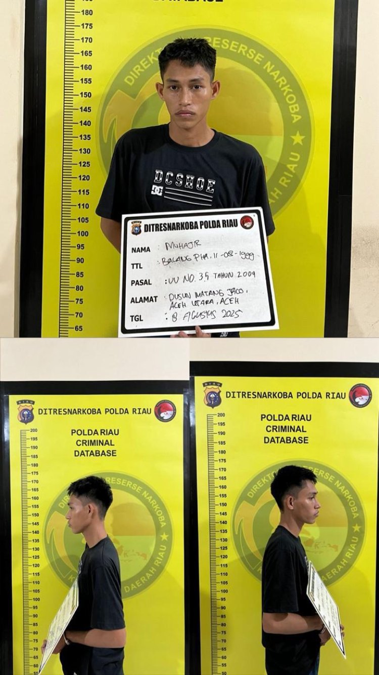 Penyelundupan 4,1 Kg Sabu di Bandara SSK II Pekanbaru Kembali Digagalkan Avsec dan Ditresnarkoba Polda Riau