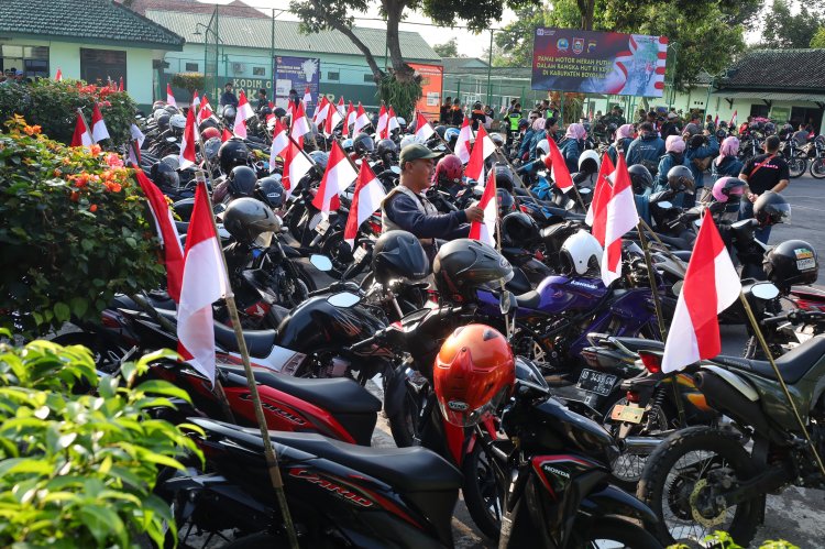 Bendera Merah Putih Raksasa 80 Meter Dikibarkan di Kaki Merapi Boyolali