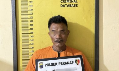 Polsek Peranap Bekuk Pelaku Pembakar Istri Saat Sembunyi di Kebun Sawit