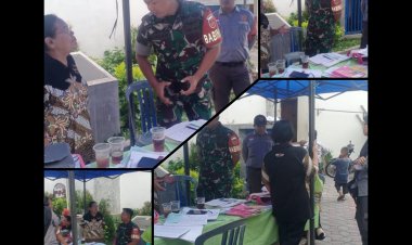 Babinsa Serengan Dampingi Posyandu, Wujudkan Kesehatan Masyarakat Surakarta