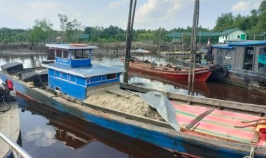 Ditpolairud Polda Riau Tetapkan 3 Tersangka Kasus Tambang Pasir Laut Ilegal