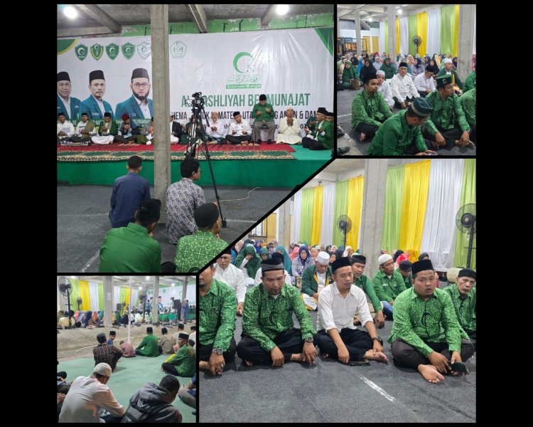 Ketua PW Al-Washliyah Sumut Ajak Jaga Kondusivitas Lewat Doa Munajat