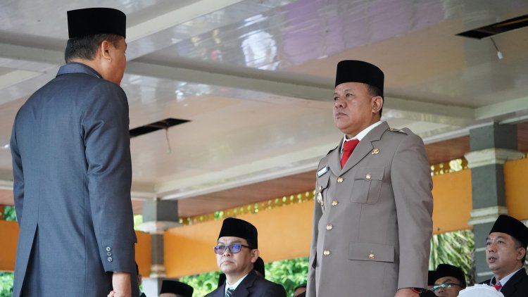 Bupati Kuansing Jadi Pembina Upacara HAB ke 80, Sampaikan Pesan Menag : Kemenag Harus Hadir sebagai Solusi, Bukan Sekadar Birokrasi