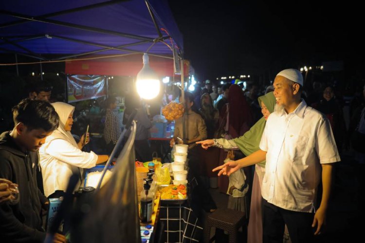 Paisal Launching Kawasan Kuliner Islamic Center, Dorong UMKM Dumai