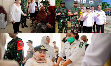 Bupati Kasmarni Dorong Pembangunan Desa Lewat TMMD ke-128 di Pinggir