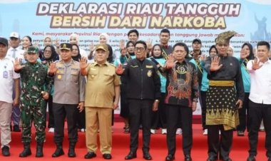 Satgas Anti Narkoba Riau Dideklarasikan, Panipahan Jadi Peringatan Keras