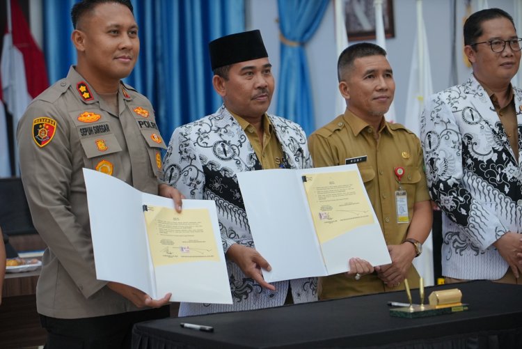 MoU Polres Siak–PGRI: Perlindungan Hukum Guru Diperkuat