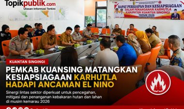 Pemkab Kuansing Perkuat Kesiapsiagaan Karhutla Hadapi Ancaman El Nino 2026