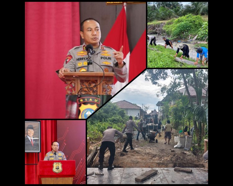 Kapolda Riau Bangun 39 Jembatan Desa, Akses Warga Pedalaman Kini Terbuka