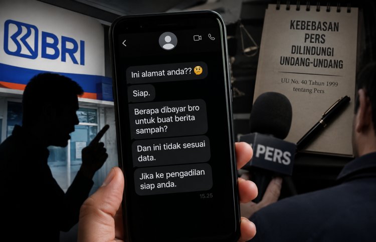 Oknum Pegawai BRI Meranti Diduga Intimidasi Wartawan Usai Pemberitaan Nasabah