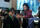 Bunda PAUD Dairi, Rita Puspita Vivkner Sinaga, Hadiri Pelepasan PAUD se-Kecamatan Siempat Nempu Hulu 