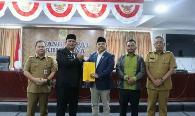 Dalam Sidang DPRD Dairi, Bupati Dairi Sampaikan Nota Pengantar Ranperda RTRW Dairi Tahun 2026-2046