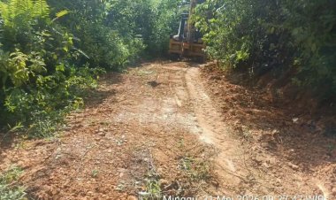 Pemkab Dairi, Bagian BPBD Tuntaskan Penanganan Jalan Rusak Di Kecamatan Tanah Pinem