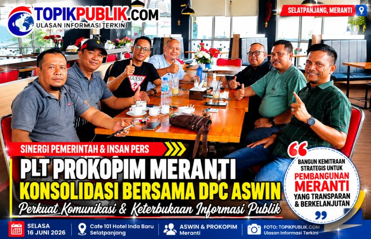 Plt Prokopim Meranti dan DPC ASWIN Perkuat Sinergi Keterbukaan Informasi Publik